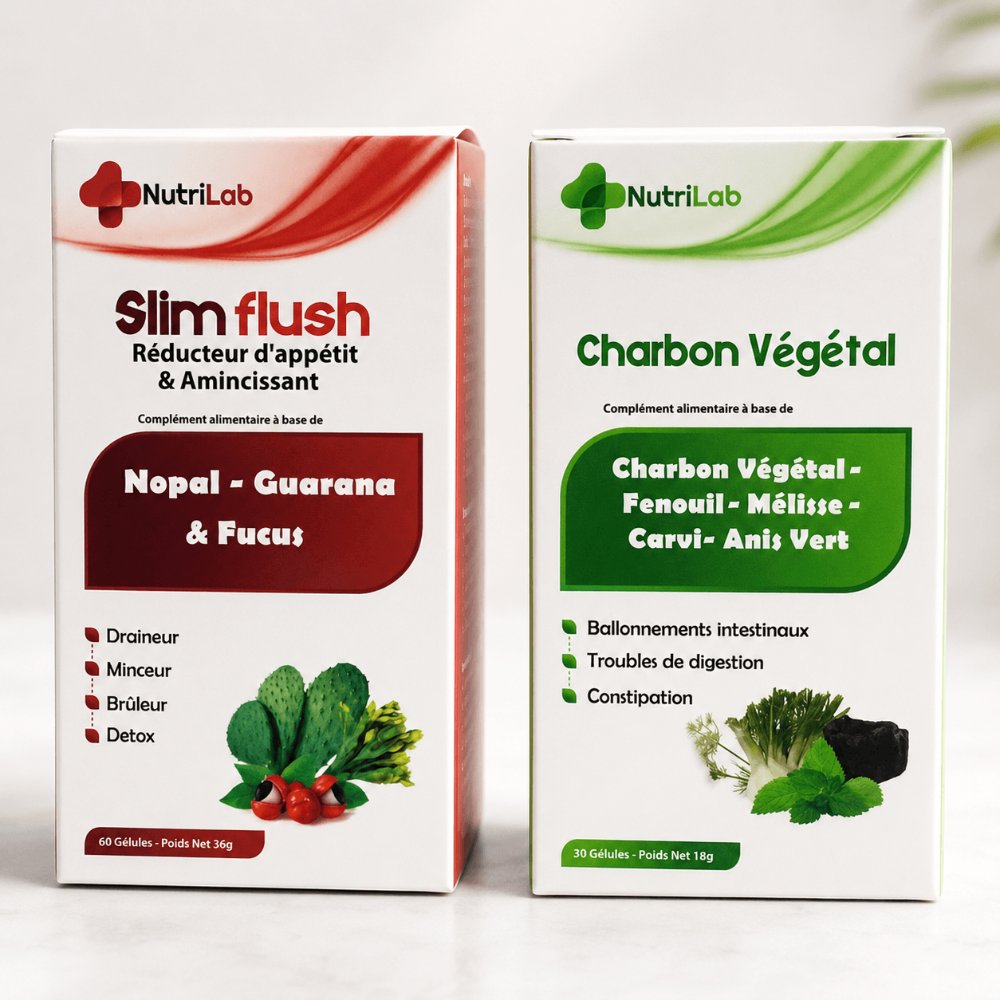Slim Flush & Charbon Végétal – Routine Minceur & Confort Digestif