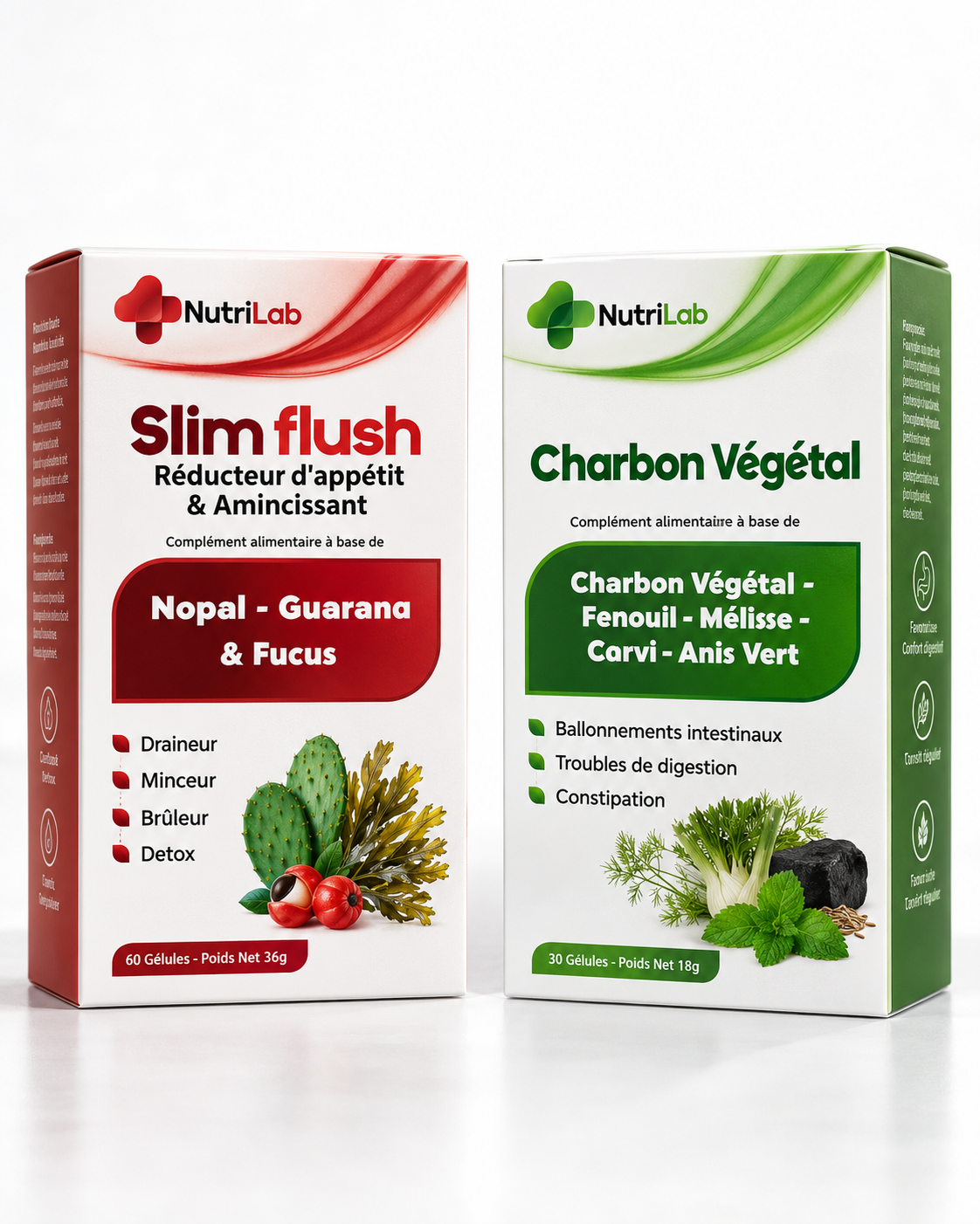 Slim Flush & Charbon Végétal – Routine Minceur & Confort Digestif